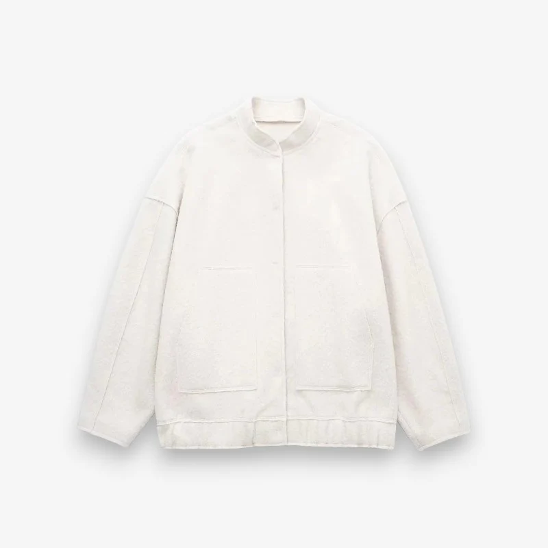 Veste bomber femme coupe slim manches longues