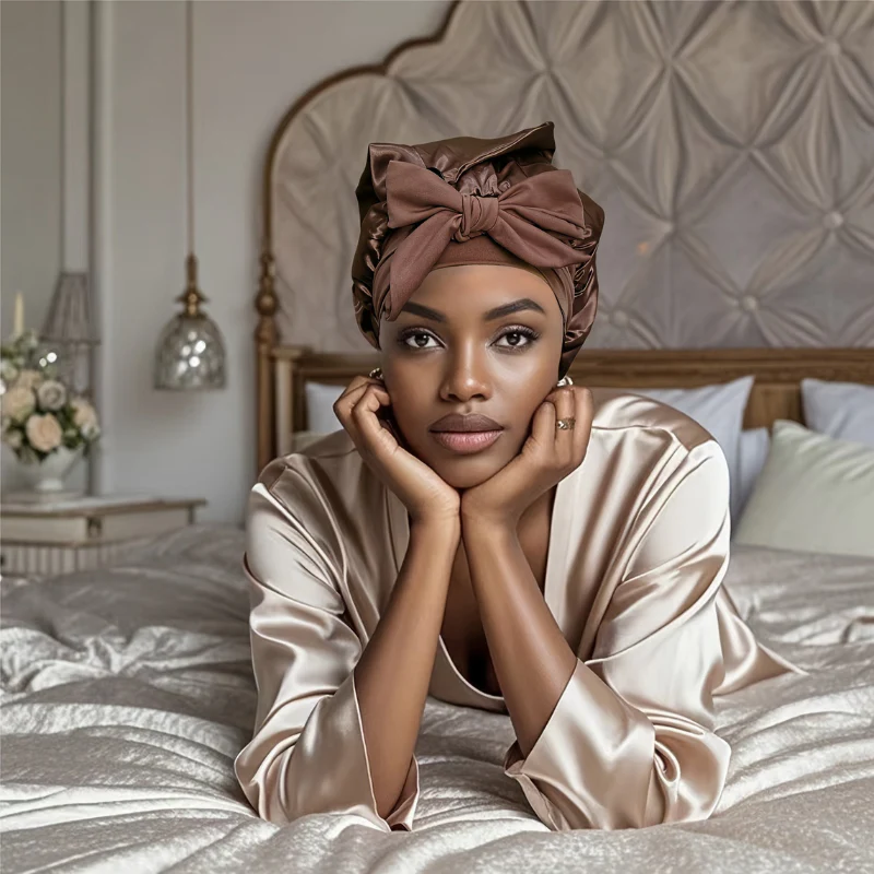 Bonnet de Nuit Luxueux en Satin