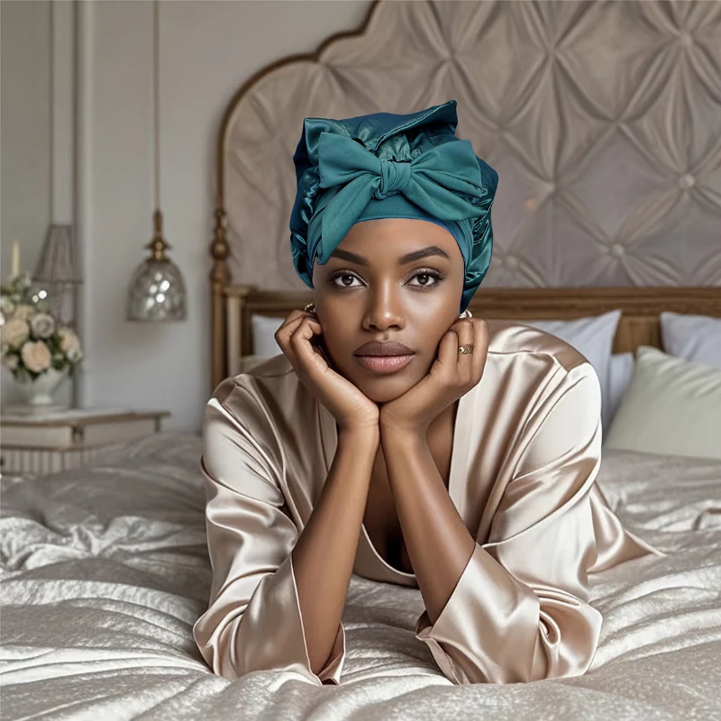 Bonnet de Nuit Luxueux en Satin - Image 2