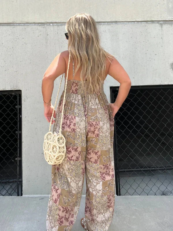 Isadora - Combinaison imprimée avec pantalon ballon taille cintrée flatteuse - Image 5
