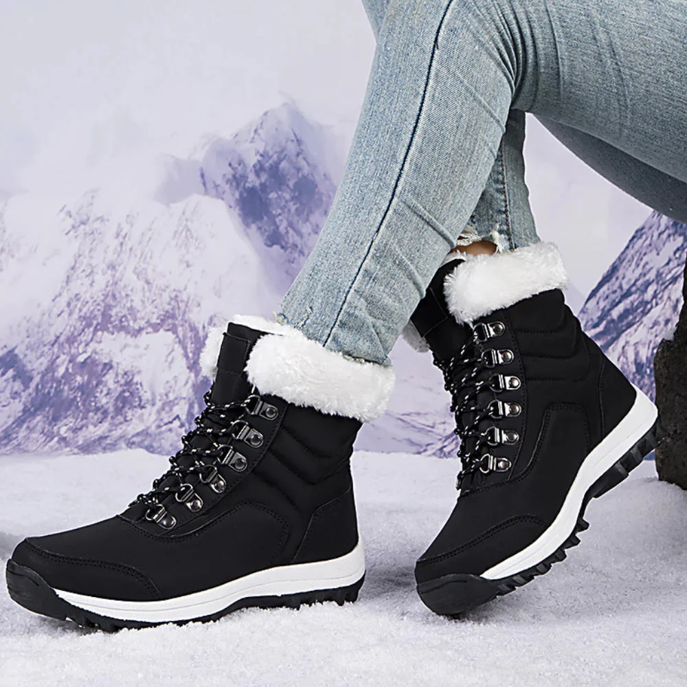 Bottes de neige femme doublure chaude