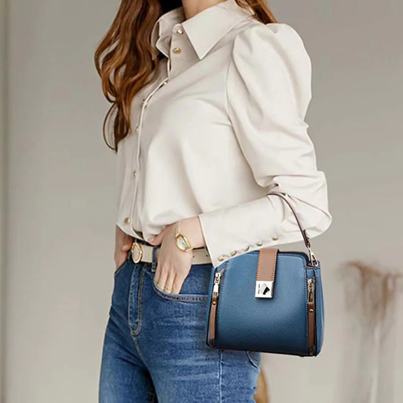 Sac à main femme structuré compact - Image 12