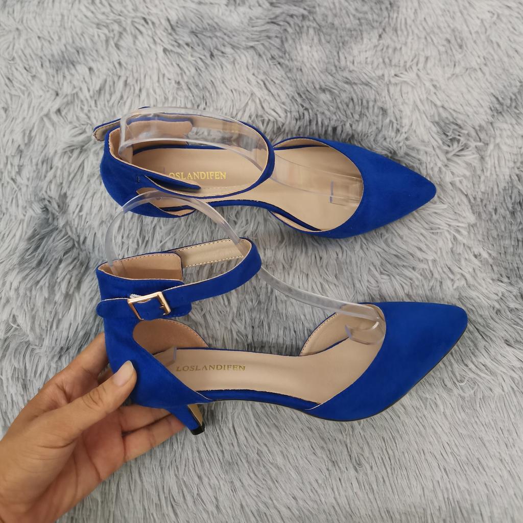 Sandales à talons femme bout pointu