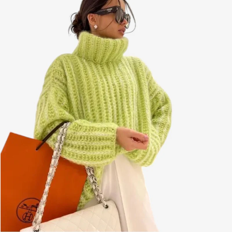 Cardigan ample col roulé - Image 3