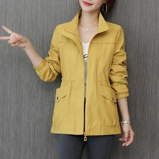 Veste coupe-vent femme slim col montant - Image 5