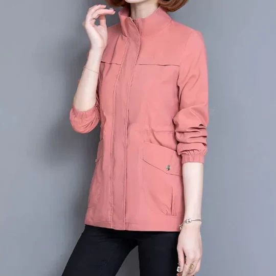 Veste coupe-vent femme slim col montant - Image 7