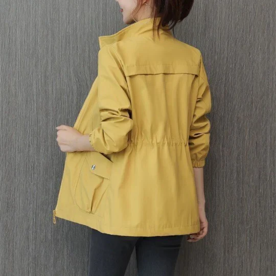 Veste coupe-vent femme slim col montant - Image 8