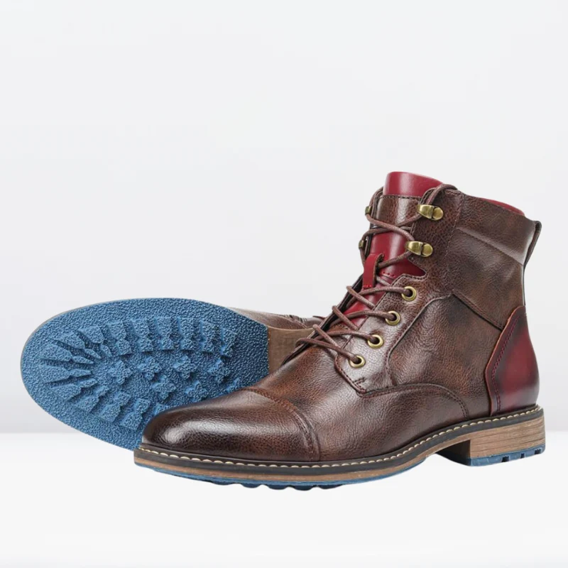 Bottines homme tendance avec fermeture éclair latérale - Image 5