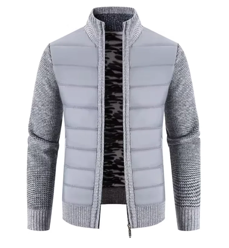 Veste homme col montant zippée avec poches fonctionnelles - Image 4