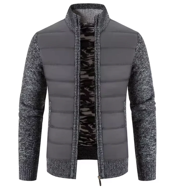 Veste homme col montant zippée avec poches fonctionnelles - Image 5