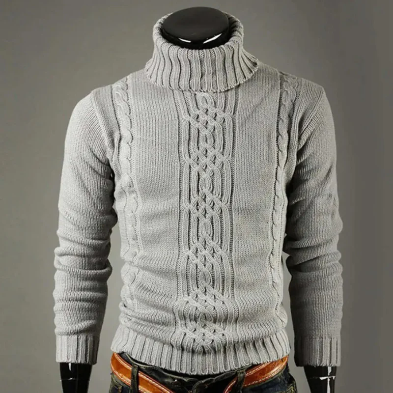 Jacob – Pull à col roulé ajusté avec manches longues - Image 5