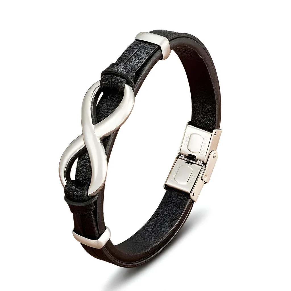 James - Bracelet à breloque infini pour homme - Image 5
