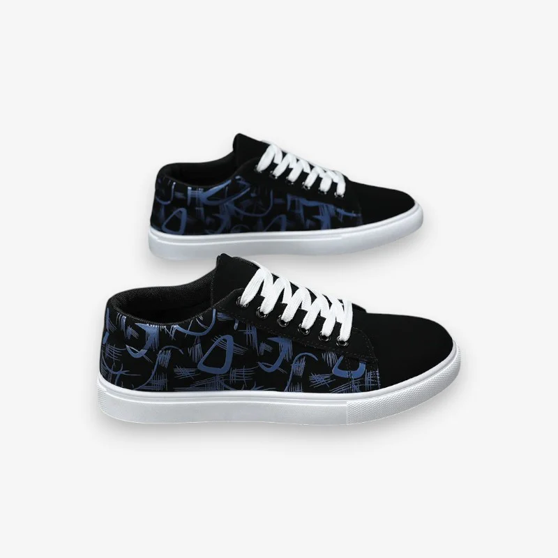 Chaussures bout rond à lacets motif imprimé - Image 2
