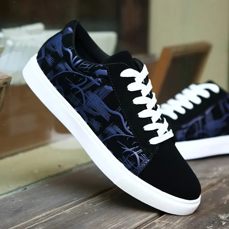 Chaussures bout rond à lacets motif imprimé - Image 6