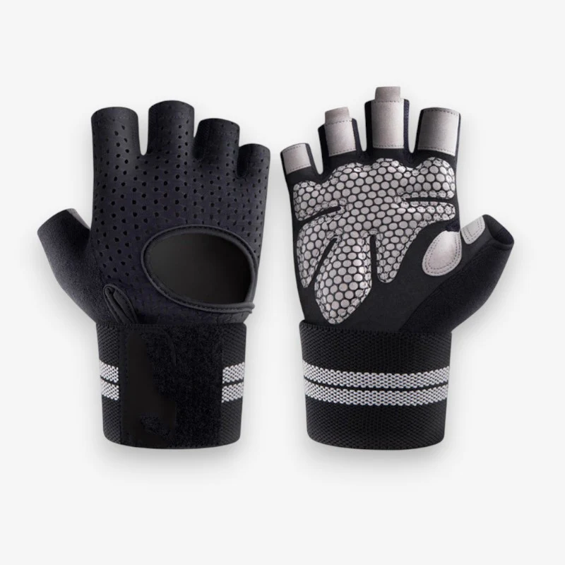 James – Gants Sans Doigts avec Grip et Maille Respirante