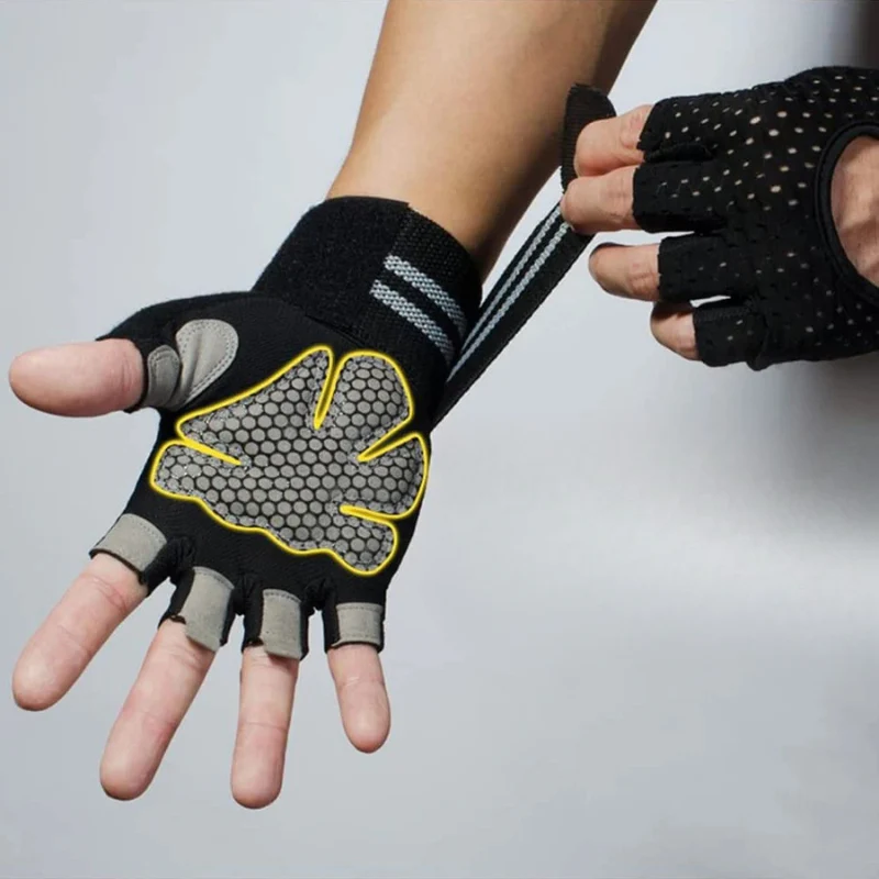 James – Gants Sans Doigts avec Grip et Maille Respirante - Image 2