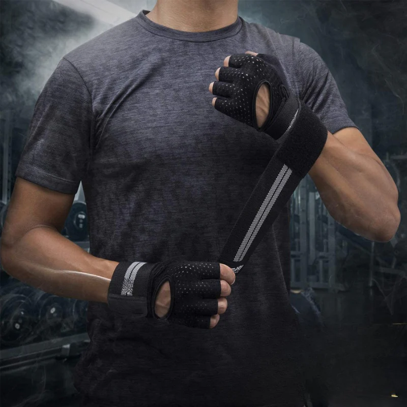 James – Gants Sans Doigts avec Grip et Maille Respirante - Image 3