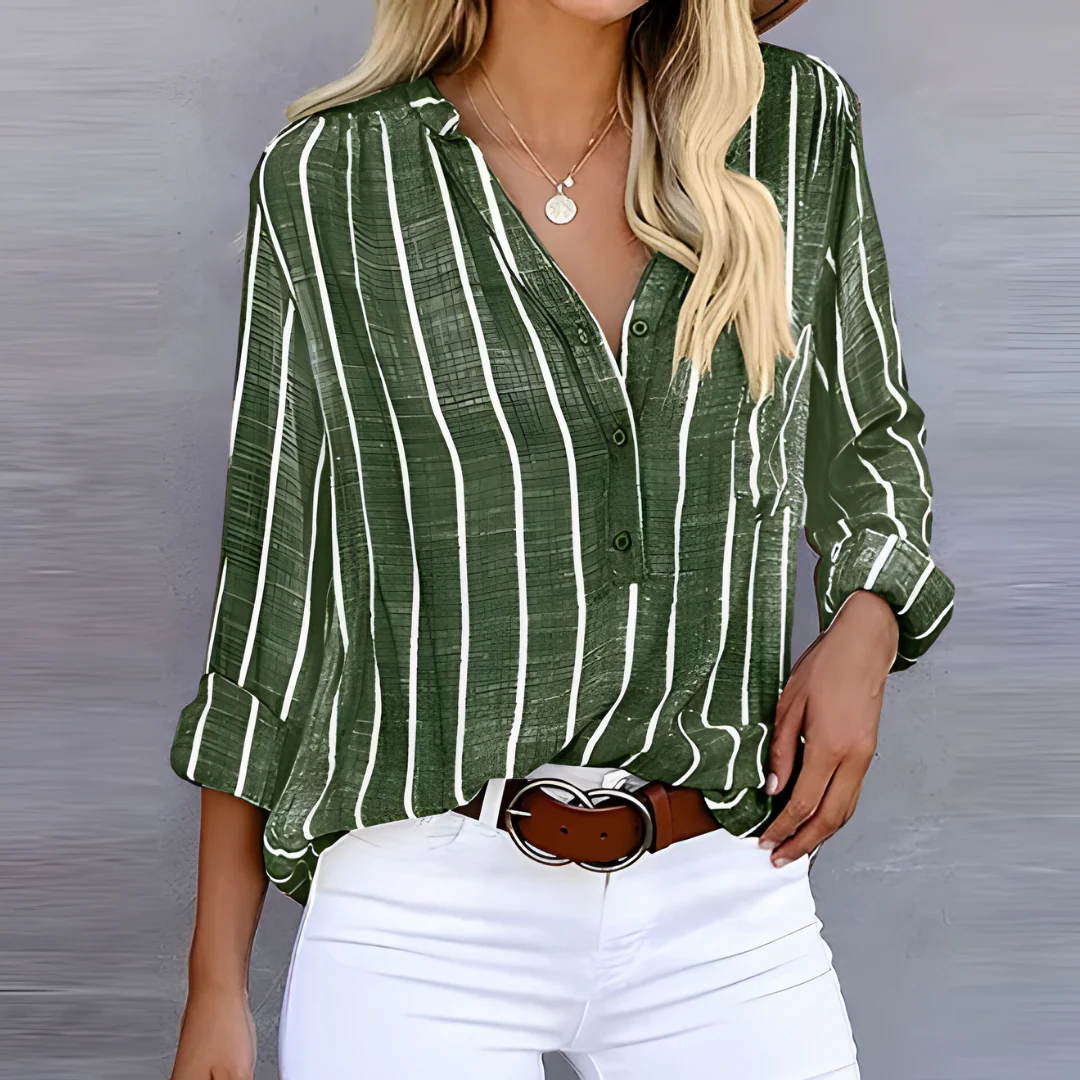 Blouse femme boutonnée manches longues - Image 4