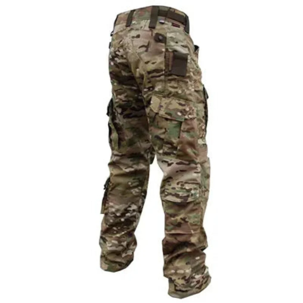 Pantalon de combat tactique avec poches fonctionnelles et ceinture ajustable - Image 4
