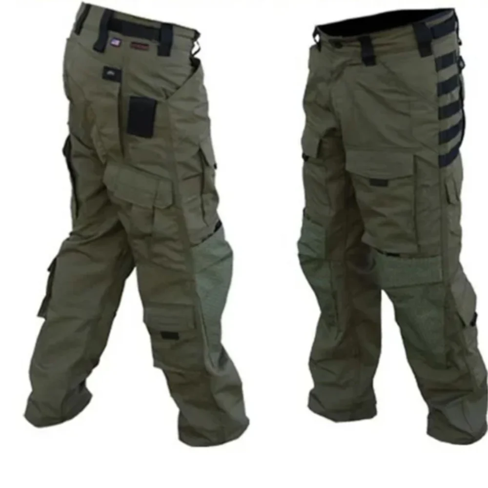 Pantalon de combat tactique avec poches fonctionnelles et ceinture ajustable - Image 5