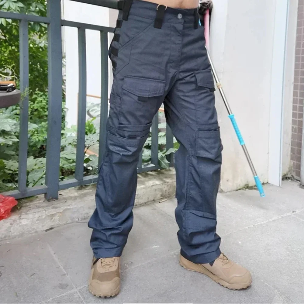Pantalon de combat tactique avec poches fonctionnelles et ceinture ajustable - Image 6
