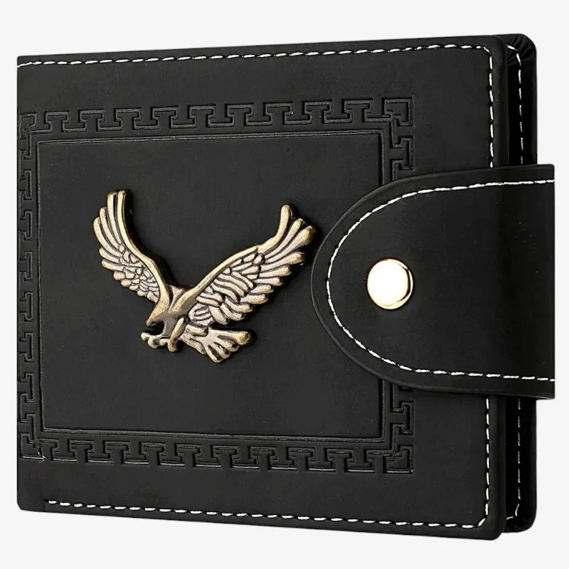 Portefeuille RFID en cuir compact avec poches multicouches - Image 2