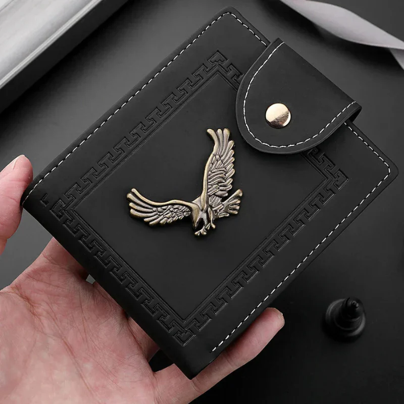 Portefeuille RFID en cuir compact avec poches multicouches - Image 4