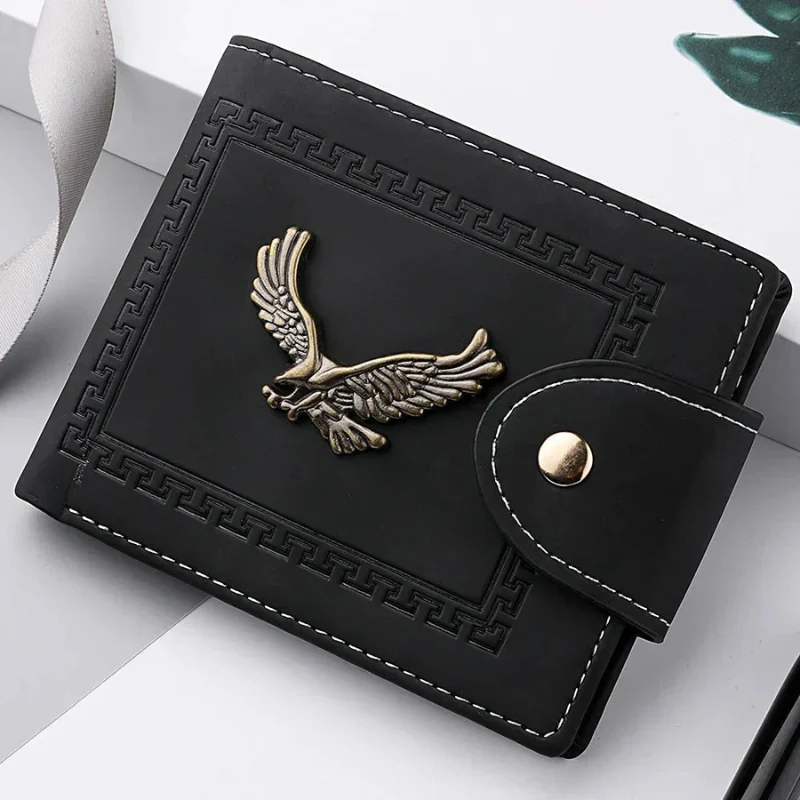 Portefeuille RFID en cuir compact avec poches multicouches - Image 5