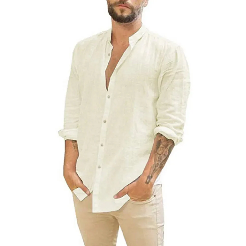 Chemise Casual Manches Longues avec Fermeture Bouton - Image 5