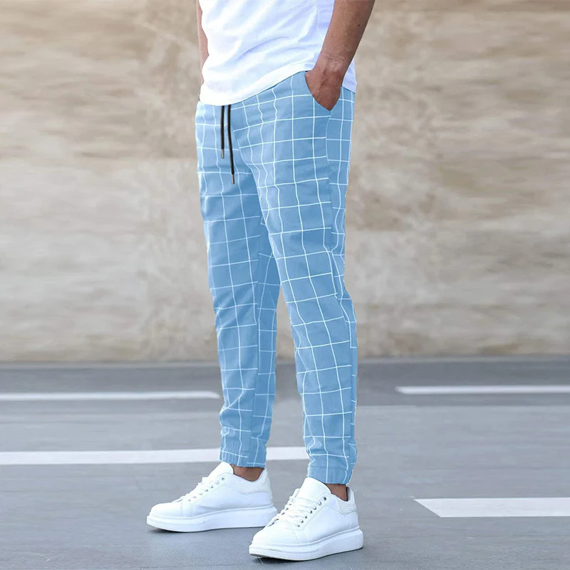 Jaxon - Pantalon extensible à carreaux avec poches - Image 3