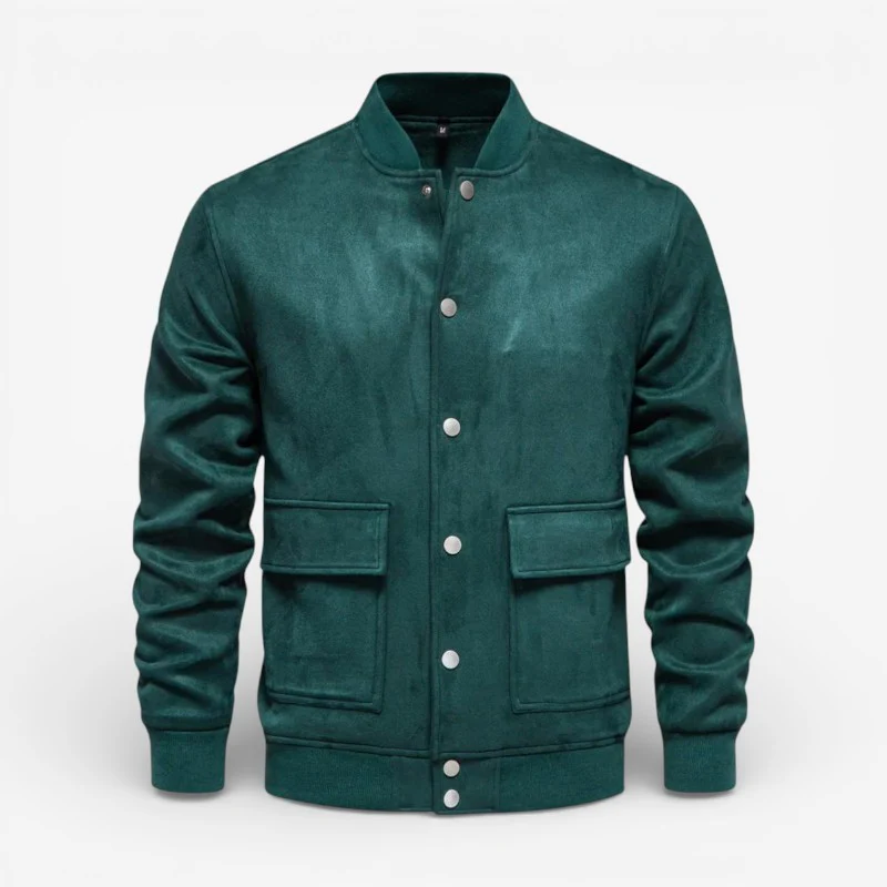 Jaxon – Veste à manches longues boutonnée avec poches avant
