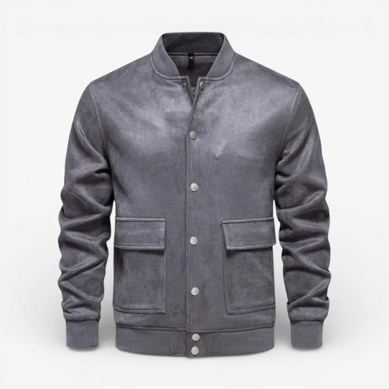 Jaxon – Veste à manches longues boutonnée avec poches avant - Image 3