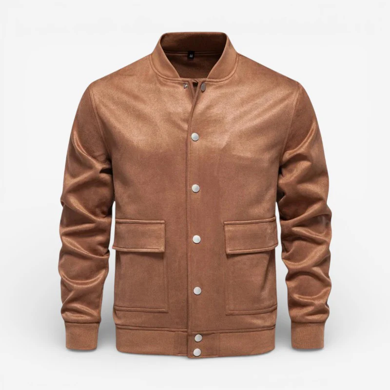 Jaxon – Veste à manches longues boutonnée avec poches avant - Image 4