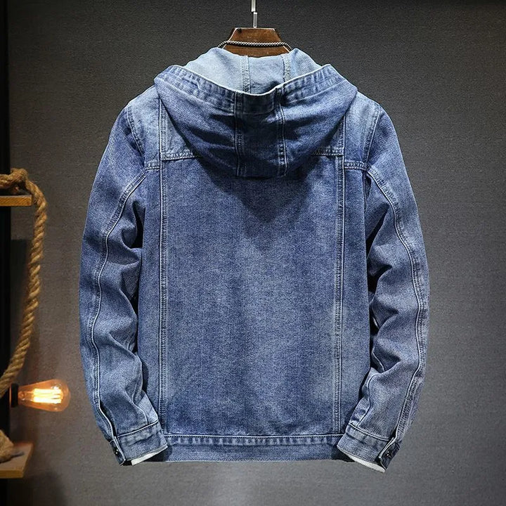 Veste en jean à capuche vintage - Image 4