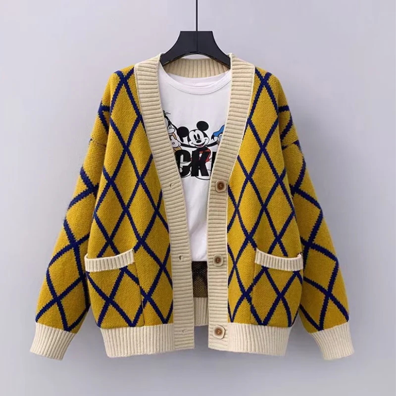 Jennifer – Gilet à carreaux boutonné avec poches - Image 5