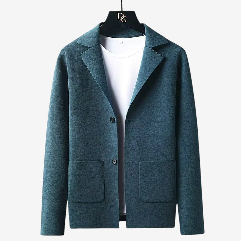 Blazer femme manches longues coupe ajustée avec poches