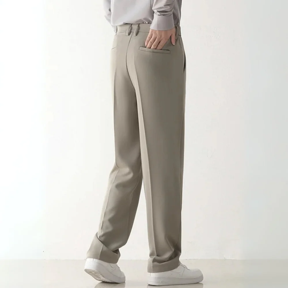 Pantalon Drapé à Jambes Fuselées avec Poches Latérales - Image 3