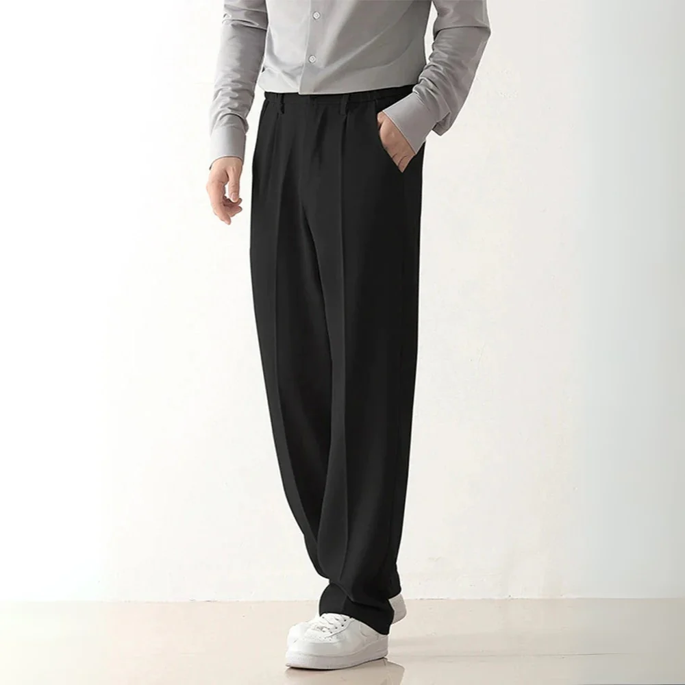Pantalon Drapé à Jambes Fuselées avec Poches Latérales - Image 4