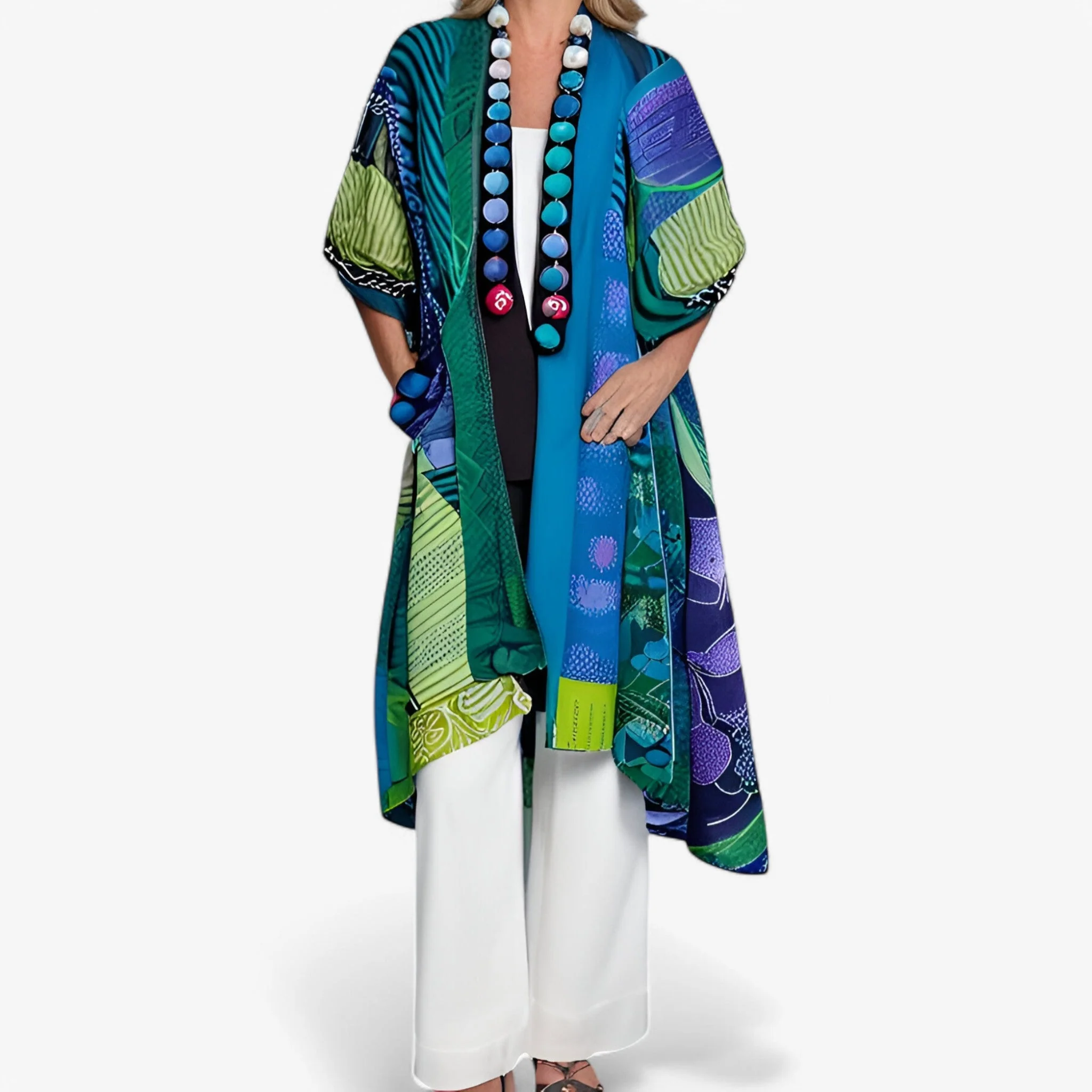 Cardigan femme décontracté manches longues - Image 5
