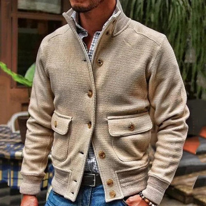 Jonas – Veste Manches Longues Avec Col Montant Et Poches - Image 10