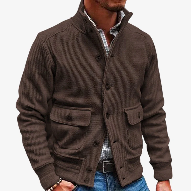 Jonas – Veste Manches Longues Avec Col Montant Et Poches - Image 5