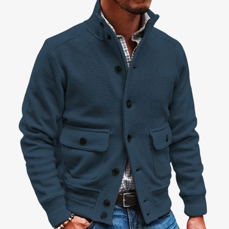 Jonas – Veste Manches Longues Avec Col Montant Et Poches - Image 7