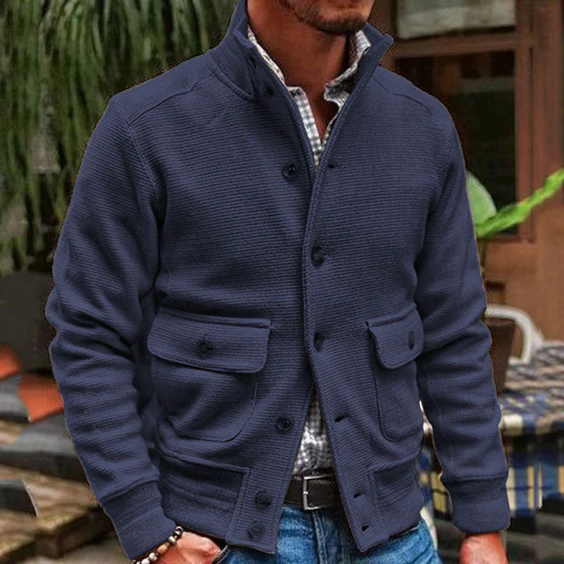 Jonas – Veste Manches Longues Avec Col Montant Et Poches - Image 9