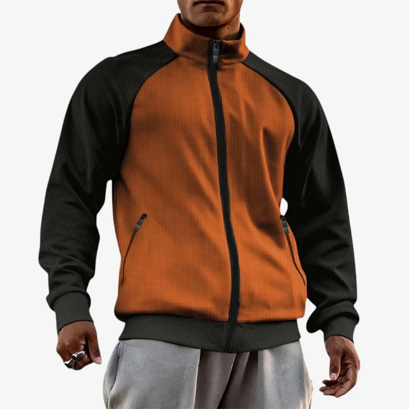 Veste homme col montant avec poches zippées - Image 2