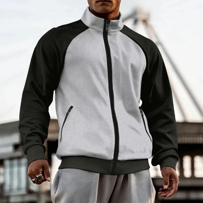 Veste homme col montant avec poches zippées - Image 6