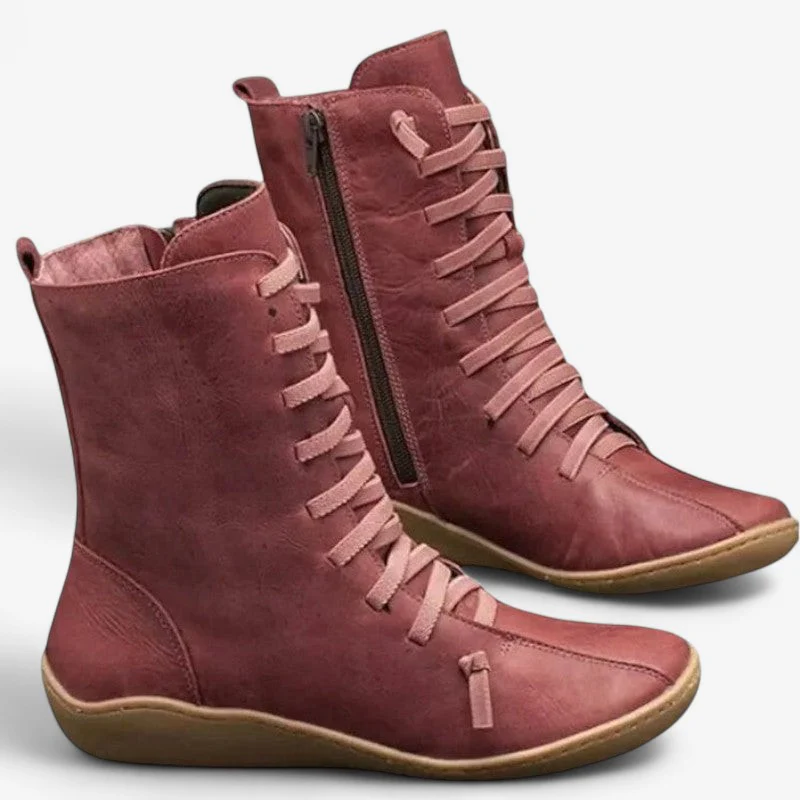 Bottes Joseph semelle plate avec boucle & laçage - Image 5