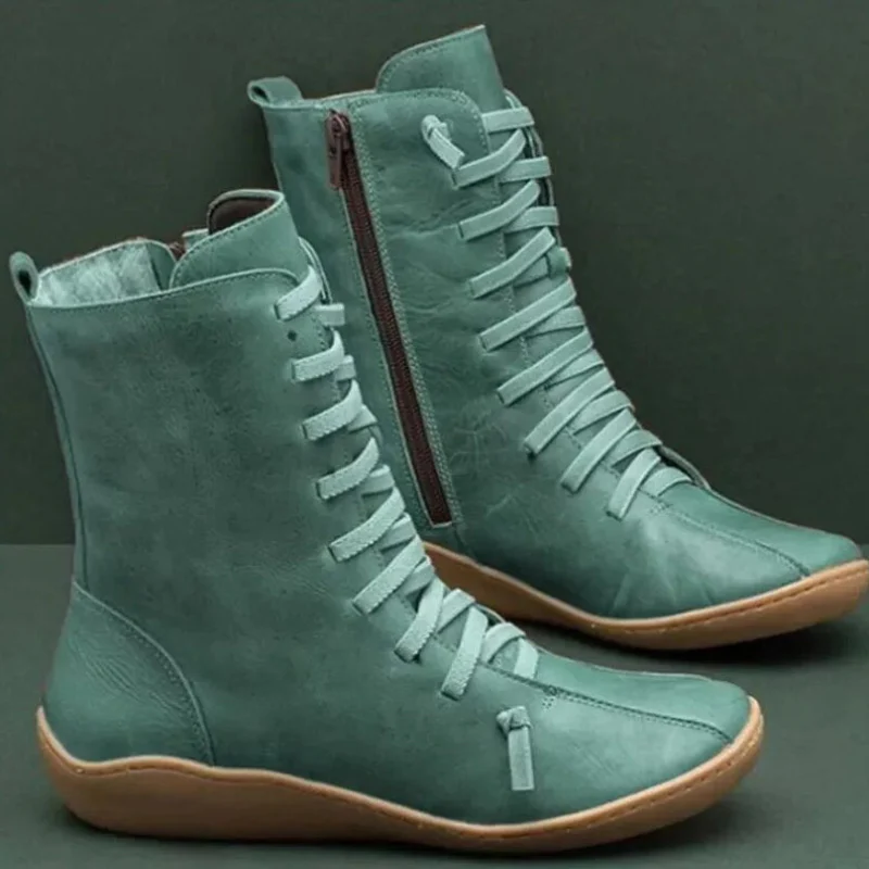 Bottes Joseph semelle plate avec boucle & laçage - Image 8