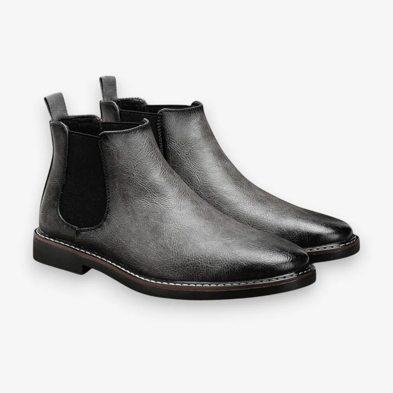 Bottines homme bout arrondi