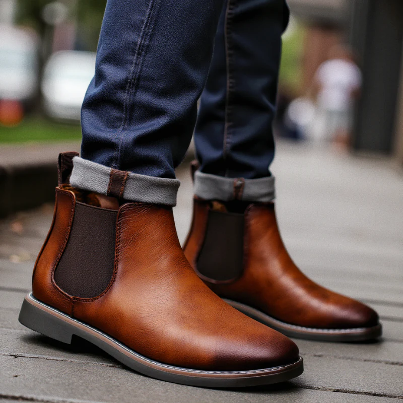 Bottines homme bout arrondi - Image 4