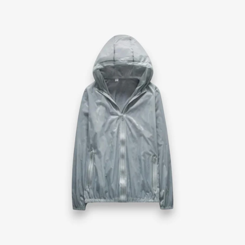Veste à capuche zippée manches longues - Image 2